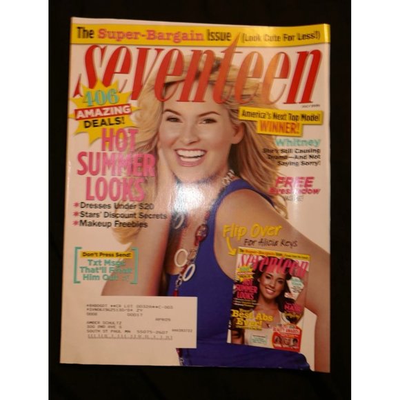 Seventeen Magazine Y2K Fashion Makeup Skin Care Gossip July 2008 Ashanti - Picture 2 of 5